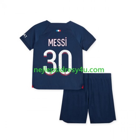 Fotbalový Dres Paris Saint-Germain Lionel Messi 30 Dětské Domácí 2023/24